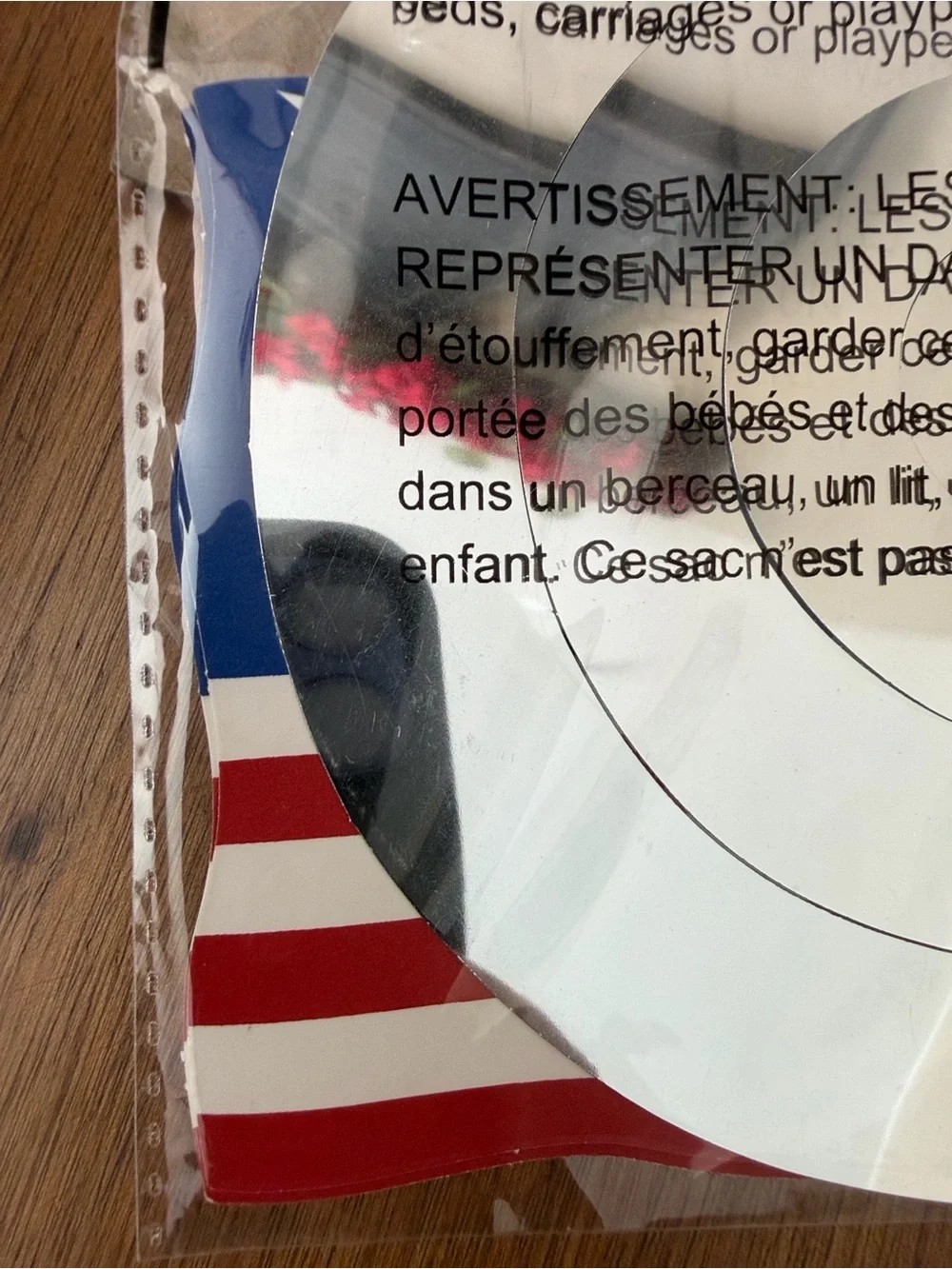 Hobby Lobby Red, White & Blue Flag Swirl Party Decorations - 3 Pack